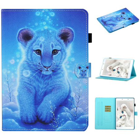 Housse Samsung Galaxy Tab A 8.0 (2019) Tigre Des Neiges - Ma Coque