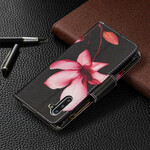 Housse Samsung Galaxy Note 10 Poche Zippée Fleur Housse Samsung Galaxy Note 10 Poche Zippée Fleur