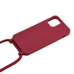Coque iPhone 12 / 12 Pro Silicone et Cordon Coque iPhone 12 / 12 Pro Silicone et Cordon