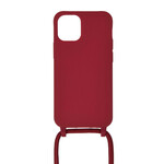 Coque iPhone 12 / 12 Pro Silicone et Cordon Coque iPhone 12 / 12 Pro Silicone et Cordon