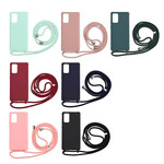 Coque Samsung Galaxy Note 20 Silicone et Cordon Coque Samsung Galaxy Note 20 Silicone et Cordon