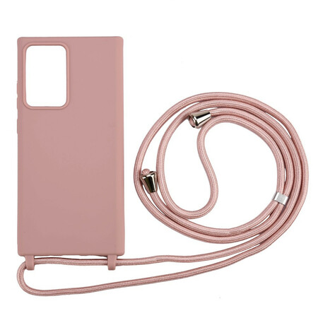 Coque Samsung Galaxy Note 20 Ultra Silicone et Cordon
