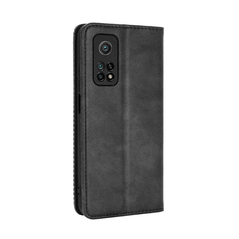 Flip Cover Xiaomi Mi 10T / 10T Pro Effet Cuir Vintage Stylisé Flip Cover Xiaomi Mi 10T / 10T Pro Effet Cuir Vintage Stylisé