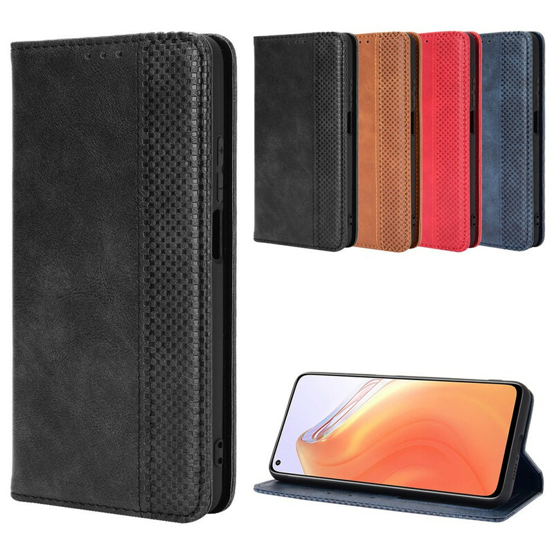 Flip Cover Xiaomi Mi 10T / 10T Pro Effet Cuir Vintage Stylisé Flip Cover Xiaomi Mi 10T / 10T Pro Effet Cuir Vintage Stylisé