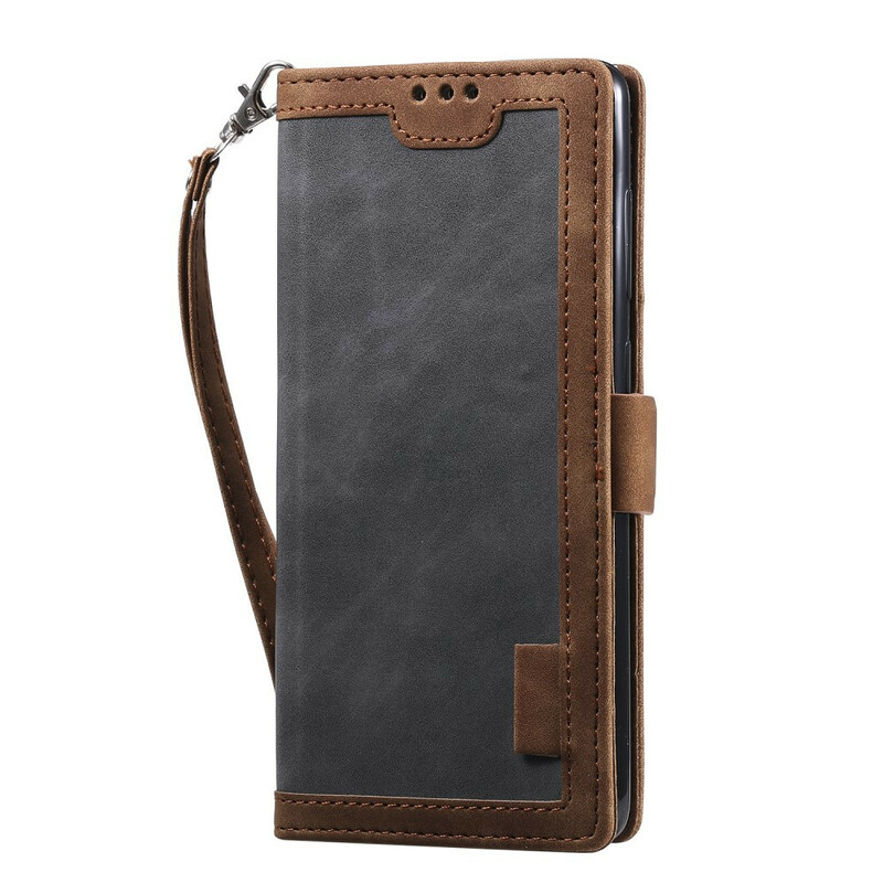 Housse Xiaomi Mi 10T / 10T Pro Simili Cuir Bicolore Contours Renforcés Housse Xiaomi Mi 10T / 10T Pro Simili Cuir Bicolore Contours Renforcés