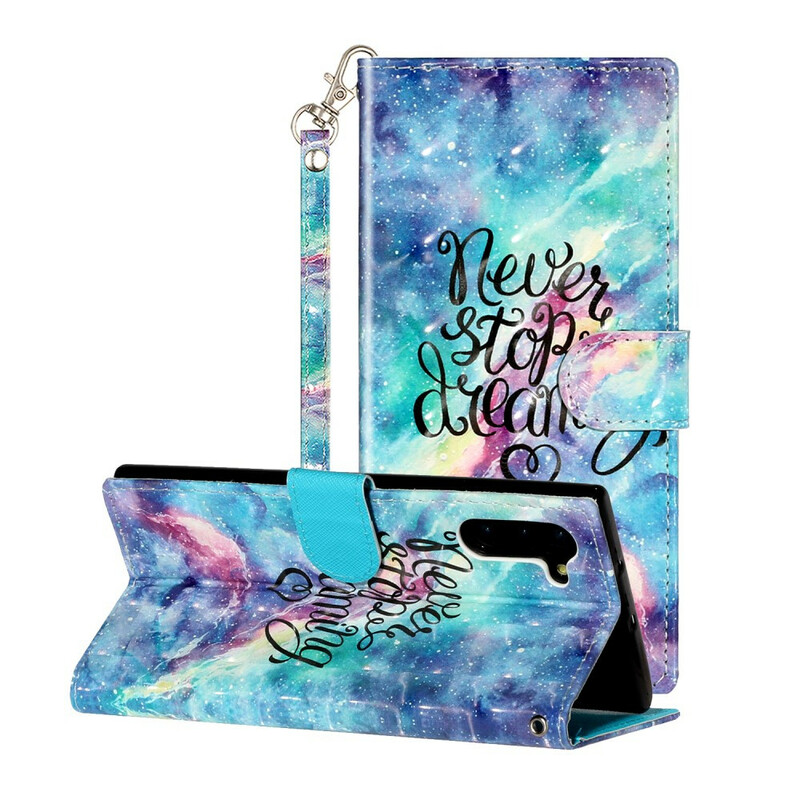Housse Samsung Galaxy Note 10 Never Stop Dreaming Light Spots Housse Samsung Galaxy Note 10 Never Stop Dreaming Light Spots