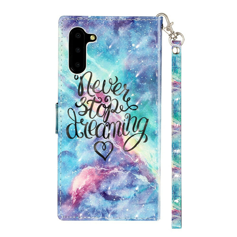 Housse Samsung Galaxy Note 10 Never Stop Dreaming Light Spots Housse Samsung Galaxy Note 10 Never Stop Dreaming Light Spots
