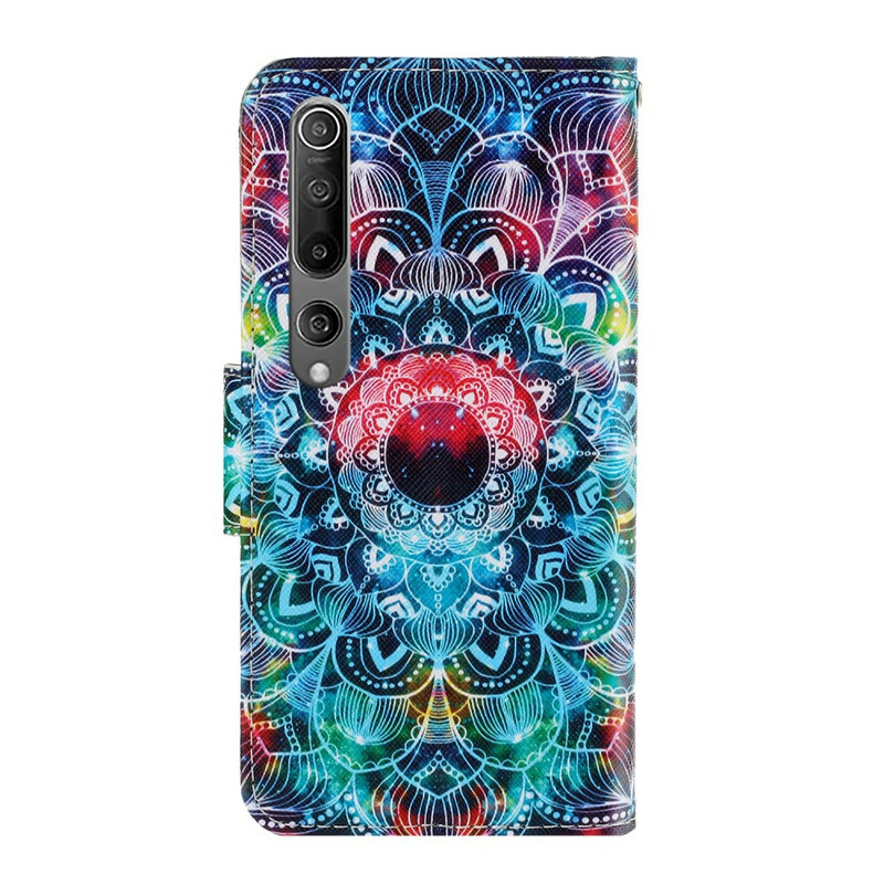 Housse Xiaomi Mi 10 / 10 Pro Flashy Mandala à Lanière Housse Xiaomi Mi 10 / 10 Pro Flashy Mandala à Lanière