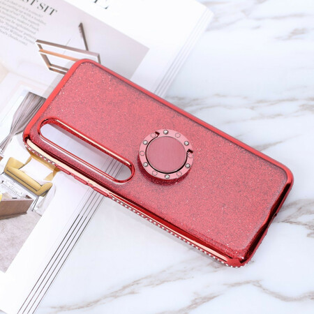 Coque Xiaomi Mi 10 / 10 Pro Paillettes et Diamants Anneau-Support