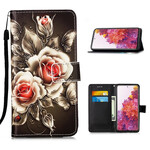 Housse Samsung Galaxy S20 FE Roses Dorées Housse Samsung Galaxy S20 FE Roses Dorées