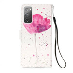 Housse Samsung Galaxy S20 FE Coquelicot Aquarelle Housse Samsung Galaxy S20 FE Coquelicot Aquarelle