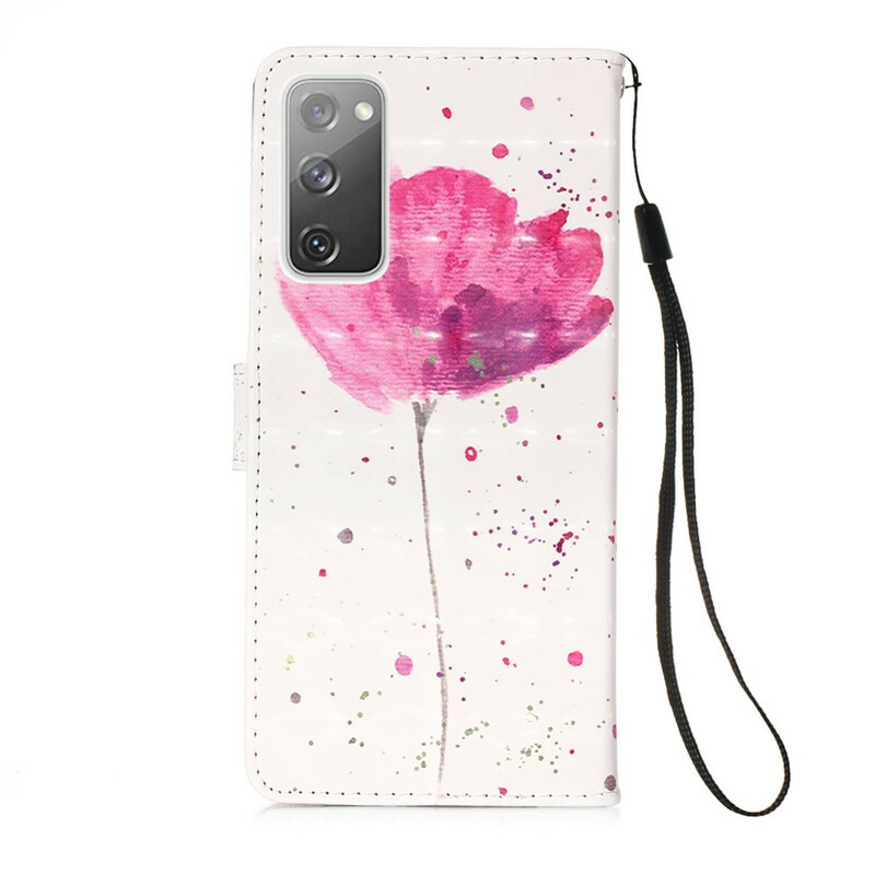 Housse Samsung Galaxy S20 FE Coquelicot Aquarelle Housse Samsung Galaxy S20 FE Coquelicot Aquarelle