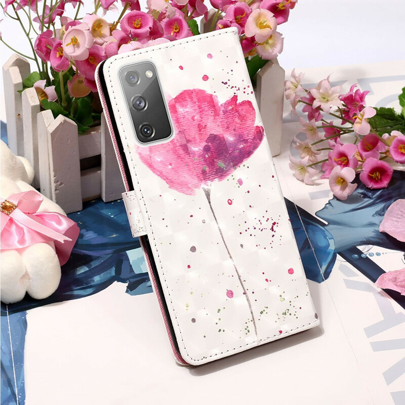Housse Samsung Galaxy S20 FE Coquelicot Aquarelle Housse Samsung Galaxy S20 FE Coquelicot Aquarelle
