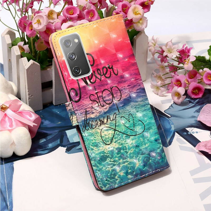 Housse Samsung Galaxy S20 FE Never Stop Dreaming Housse Samsung Galaxy S20 FE Never Stop Dreaming