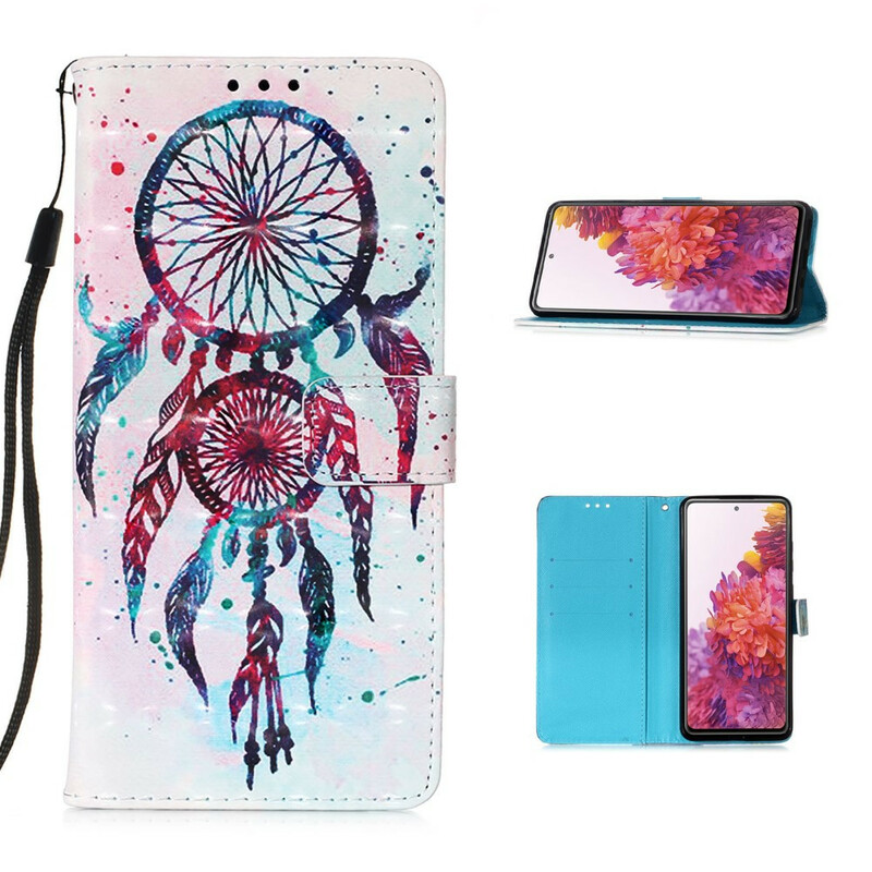 Housse Samsung Galaxy S20 FE Attrape Rêves Aquarelle Housse Samsung Galaxy S20 FE Attrape Rêves Aquarelle