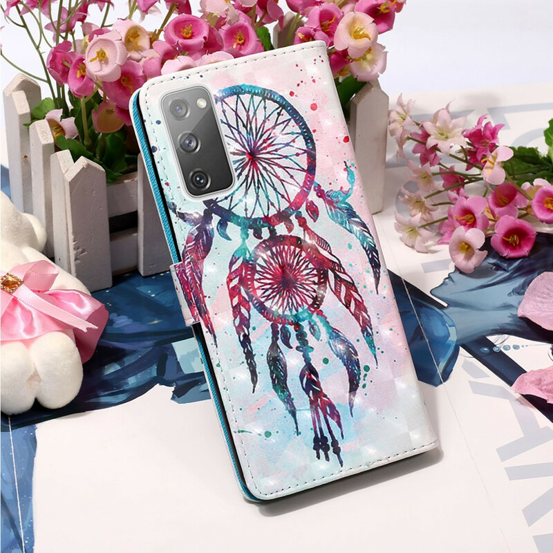 Housse Samsung Galaxy S20 FE Attrape Rêves Aquarelle Housse Samsung Galaxy S20 FE Attrape Rêves Aquarelle