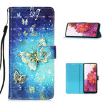 Housse Samsung Galaxy S20 FE Papillons Dorés Housse Samsung Galaxy S20 FE Papillons Dorés