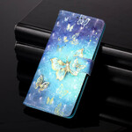 Housse Samsung Galaxy S20 FE Papillons Dorés Housse Samsung Galaxy S20 FE Papillons Dorés
