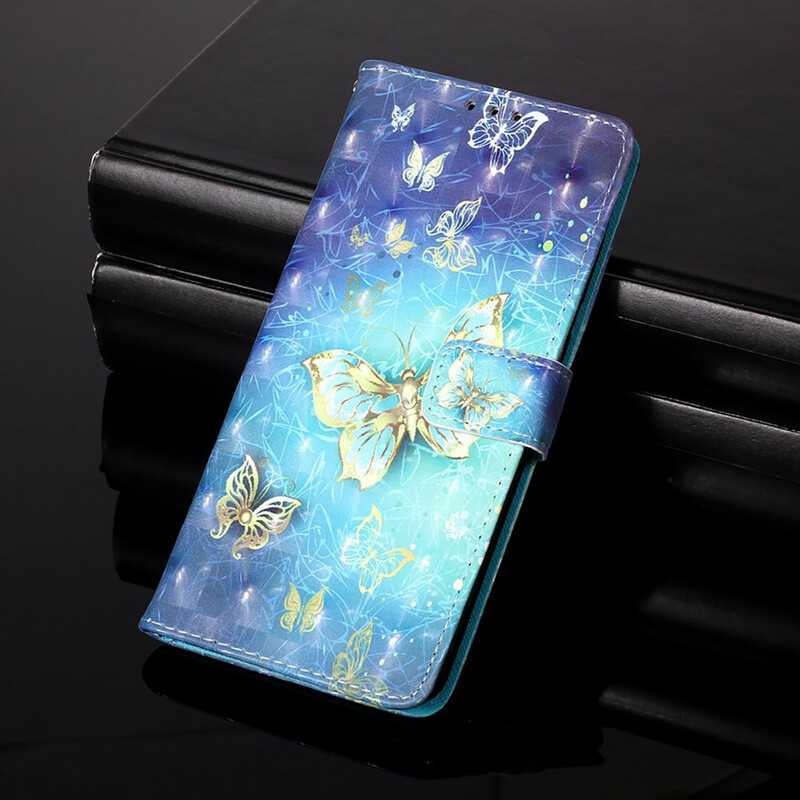 Housse Samsung Galaxy S20 FE Papillons Dorés Housse Samsung Galaxy S20 FE Papillons Dorés
