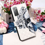 Housse Samsung Galaxy S20 FE Tête de Mort Fleurie Housse Samsung Galaxy S20 FE Tête de Mort Fleurie