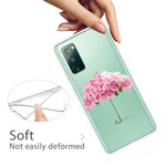 Coque Samsung Galaxy S20 FE Parapluie en Roses