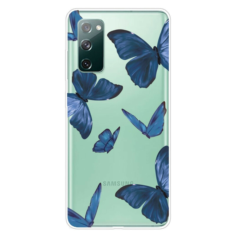 Coque Samsung Galaxy S20 FE Papillons Sauvages