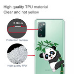 Coque Samsung Galaxy S20 FE Transparente Panda Sur Le Bambou