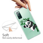 Coque Samsung Galaxy S20 FE Transparente Panda Sur Le Bambou