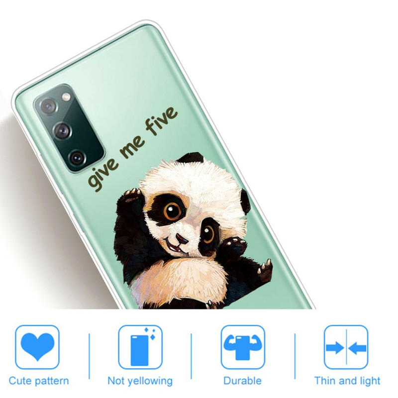 Coque Samsung Galaxy S20 FE Transparente Panda Sur Le Bambou - Ma Coque