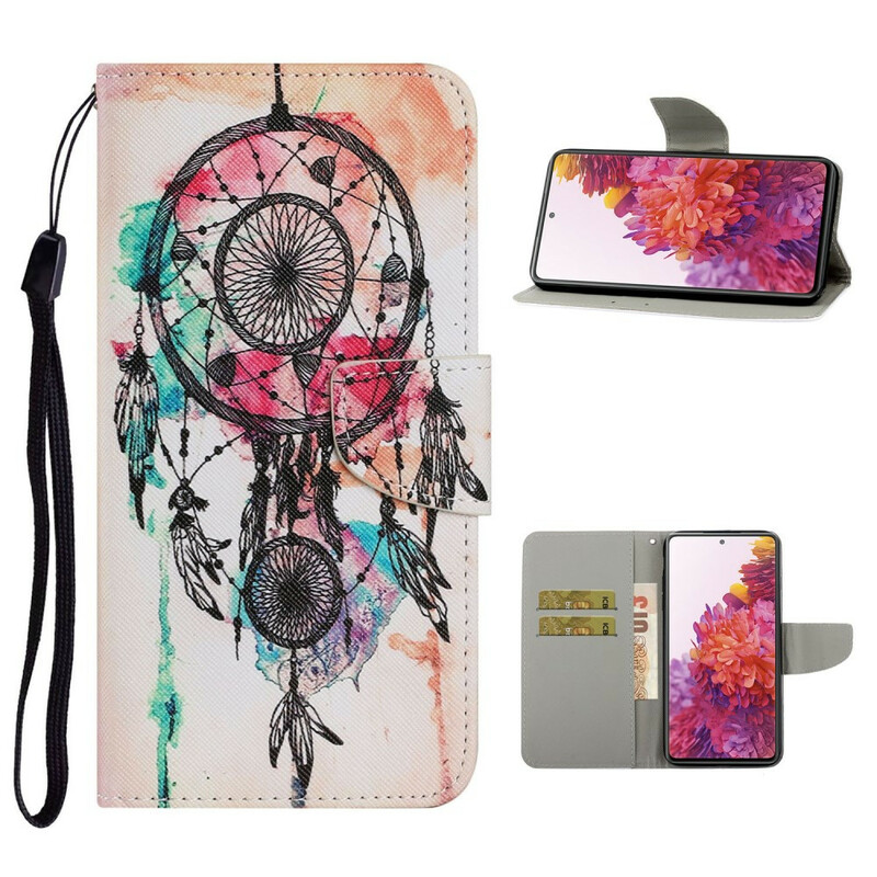 Housse Samsung Galaxy S20 FE Aquarelle Attrape Rêves