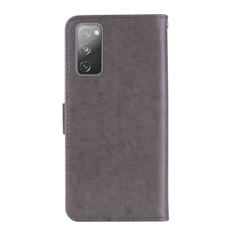 Housse Samsung Galaxy S20 FE Hibou Mandala et Breloque Housse Samsung Galaxy S20 FE Hibou Mandala et Breloque