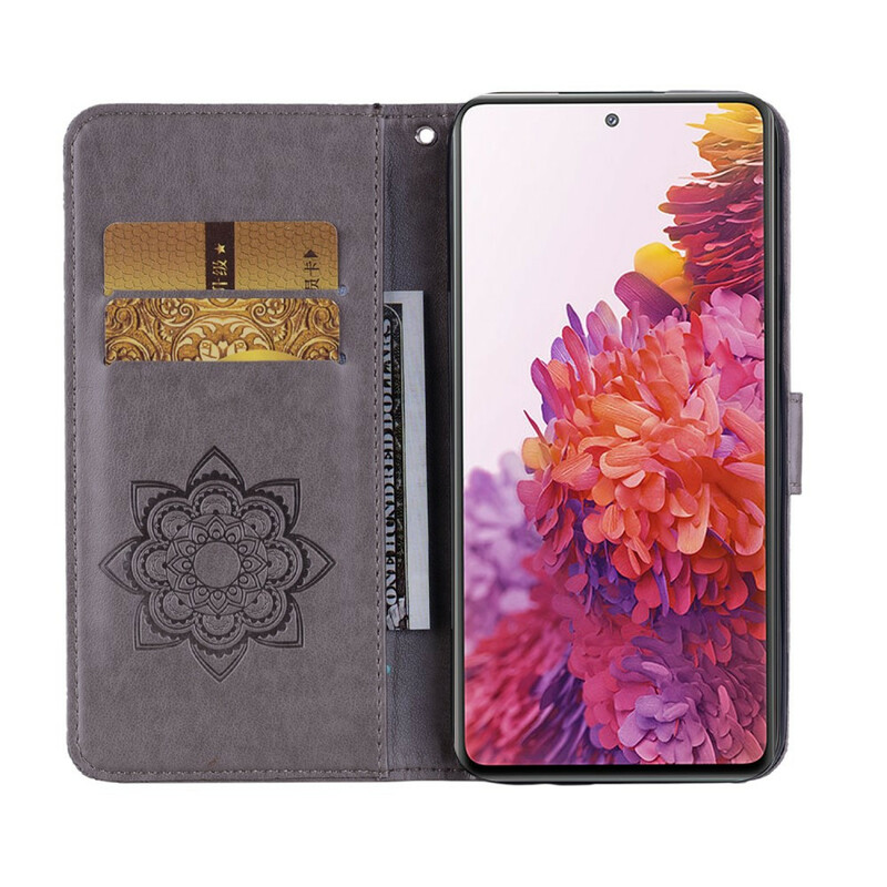 Housse Samsung Galaxy S20 FE Hibou Mandala et Breloque Housse Samsung Galaxy S20 FE Hibou Mandala et Breloque