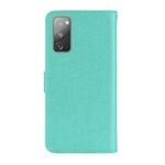 Housse Samsung Galaxy S20 FE Hibou Mandala et Breloque