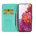 Housse Samsung Galaxy S20 FE Hibou Mandala et Breloque