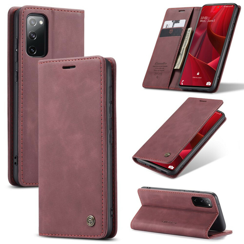 Flip Cover Samsung Galaxy S20 FE CASEME Simili Cuir Flip Cover Samsung Galaxy S20 FE CASEME Simili Cuir