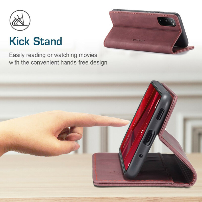 Flip Cover Samsung Galaxy S20 FE CASEME Simili Cuir Flip Cover Samsung Galaxy S20 FE CASEME Simili Cuir