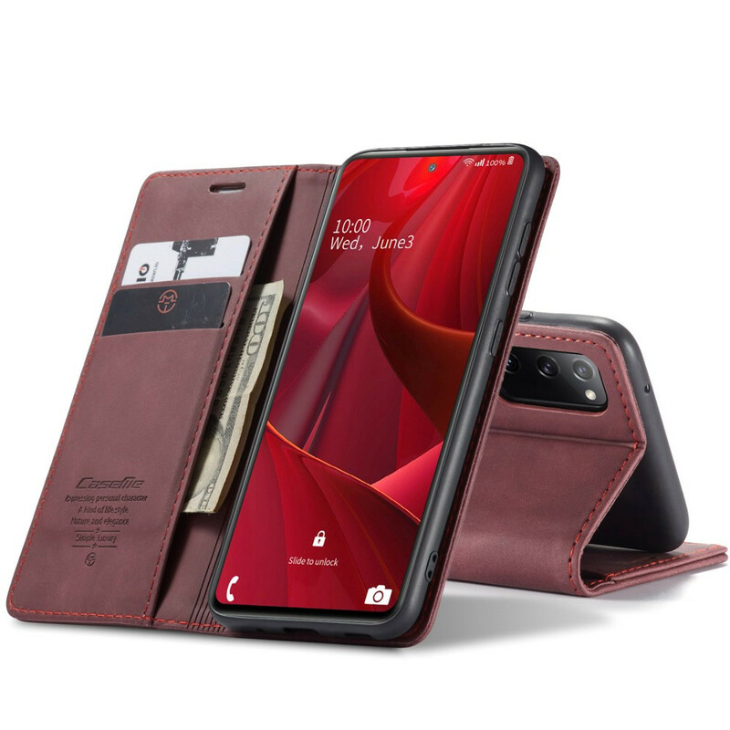 Flip Cover Samsung Galaxy S20 FE CASEME Simili Cuir Flip Cover Samsung Galaxy S20 FE CASEME Simili Cuir