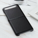 Coque Samsung Galaxy Z Flip Simili Cuir Litchi Coque Samsung Galaxy Z Flip Simili Cuir Litchi