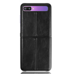 Coque Samsung Galaxy Z Flip Effet Cuir Couture