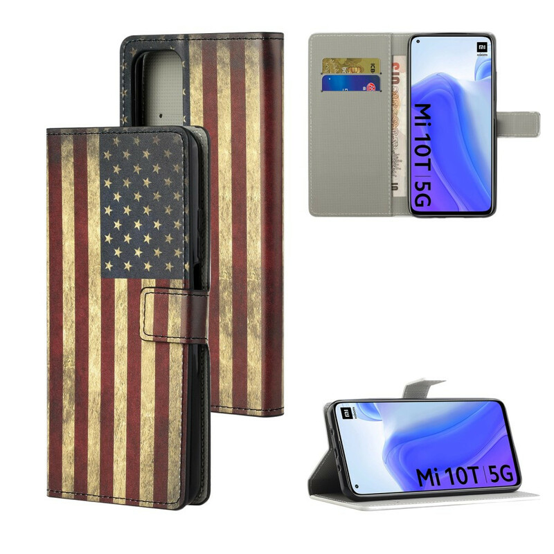 Housse Xiaomi Mi 10T / 10T Pro Drapeau Américain Housse Xiaomi Mi 10T / 10T Pro Drapeau Américain