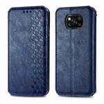 Flip Cover Xiaomi Poco X3 Effet Cuir Texture Diamant Flip Cover Xiaomi Poco X3 Effet Cuir Texture Diamant