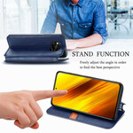 Flip Cover Xiaomi Poco X3 Effet Cuir Texture Diamant Flip Cover Xiaomi Poco X3 Effet Cuir Texture Diamant