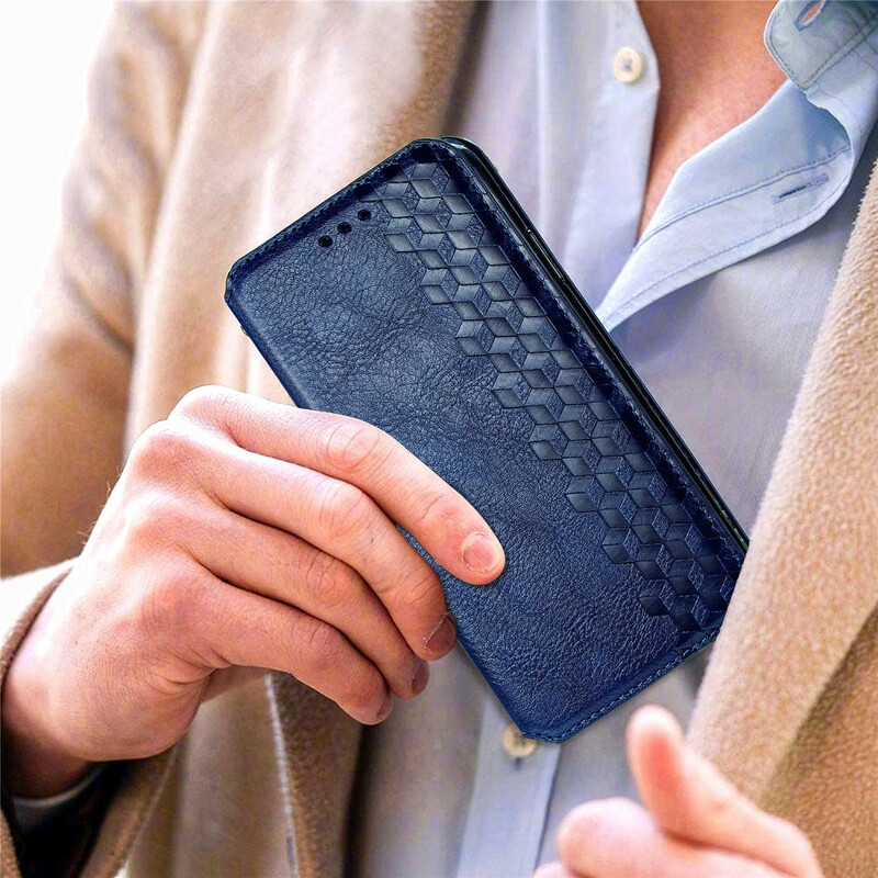 Flip Cover Xiaomi Poco X3 Effet Cuir Texture Diamant Flip Cover Xiaomi Poco X3 Effet Cuir Texture Diamant