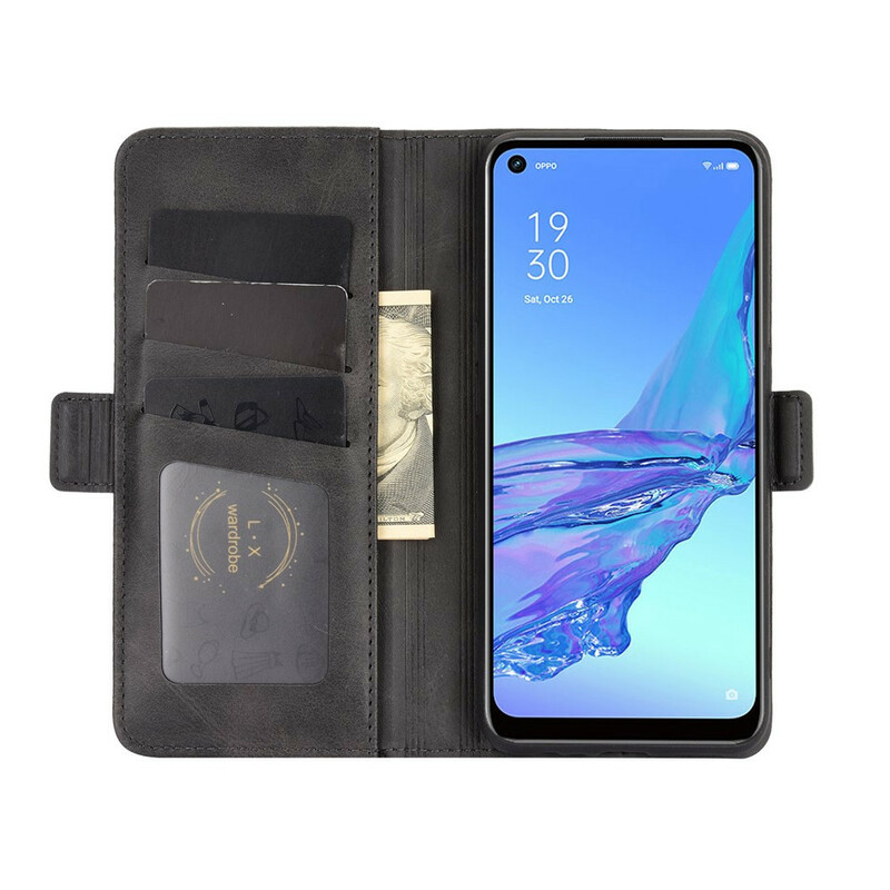Housse Oppo A53 Rabat Double Housse Oppo A53 Rabat Double