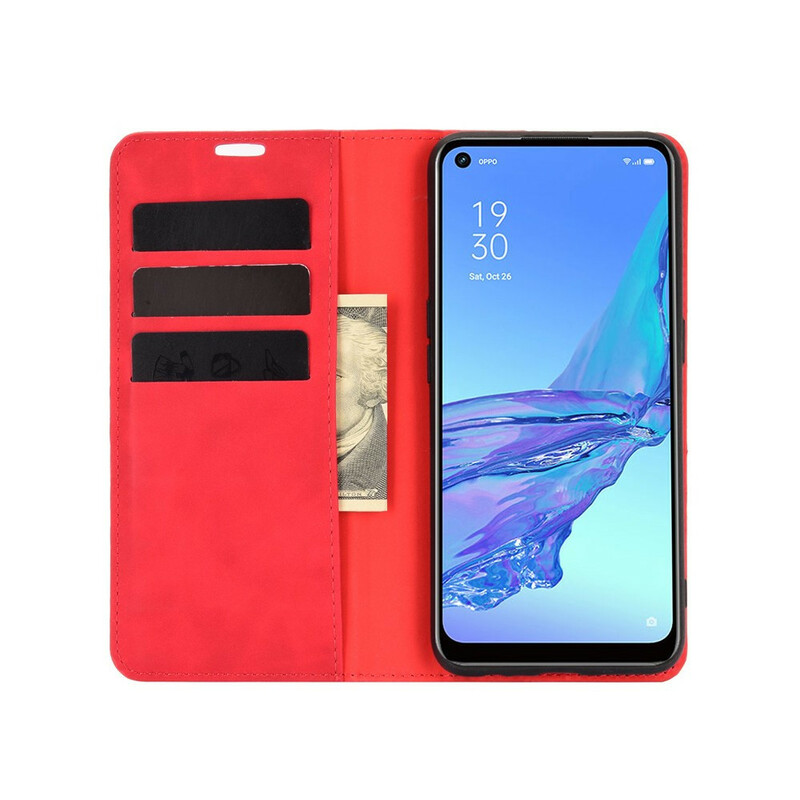Flip Cover Oppo A53 Effet Cuir Douceur Flip Cover Oppo A53 Effet Cuir Douceur