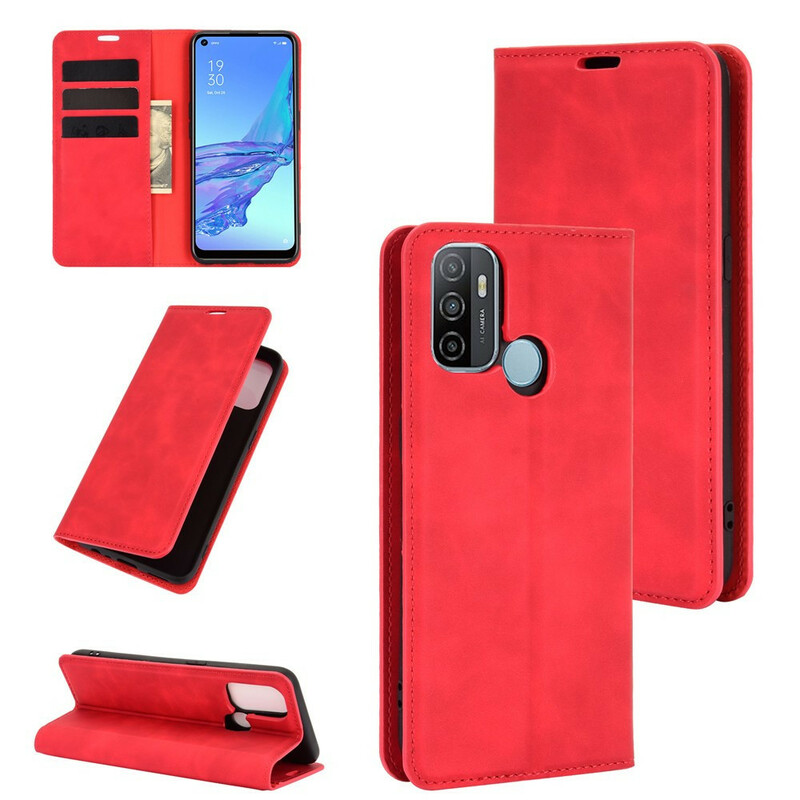 Flip Cover Oppo A53 Effet Cuir Douceur Flip Cover Oppo A53 Effet Cuir Douceur