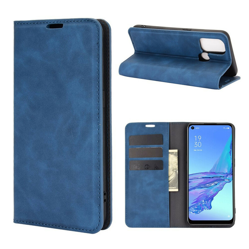 Flip Cover Oppo A53 Effet Cuir Douceur Flip Cover Oppo A53 Effet Cuir Douceur