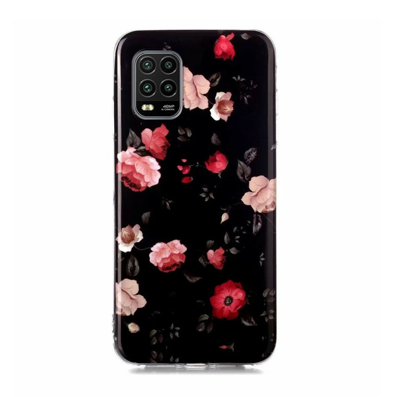 Coque Xiaomi Mi 10 Lite Floralies Fluorescente