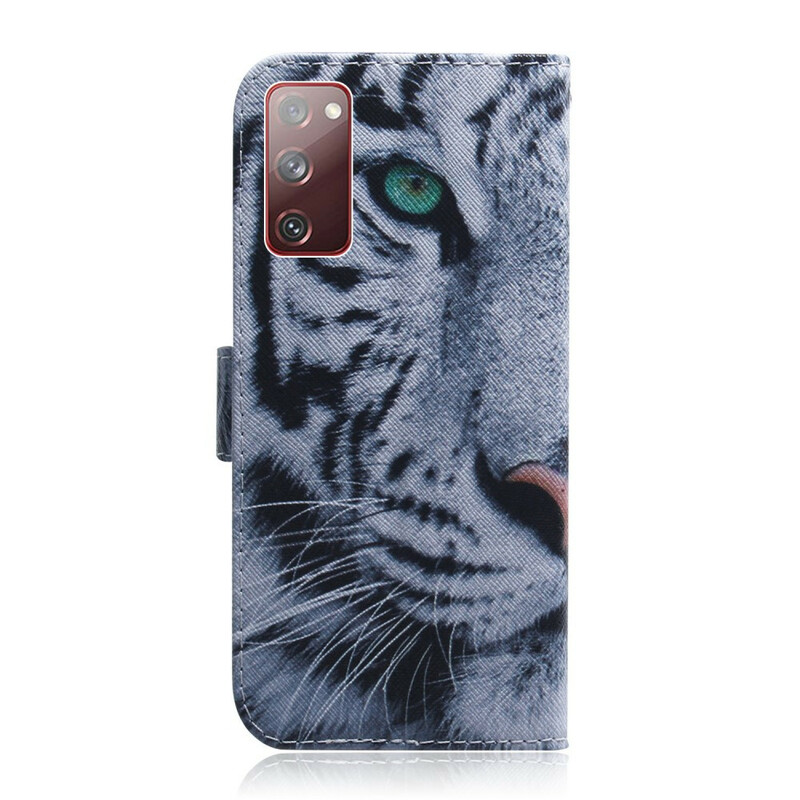 Housse Samsung Galaxy S20 FE Face de Tigre