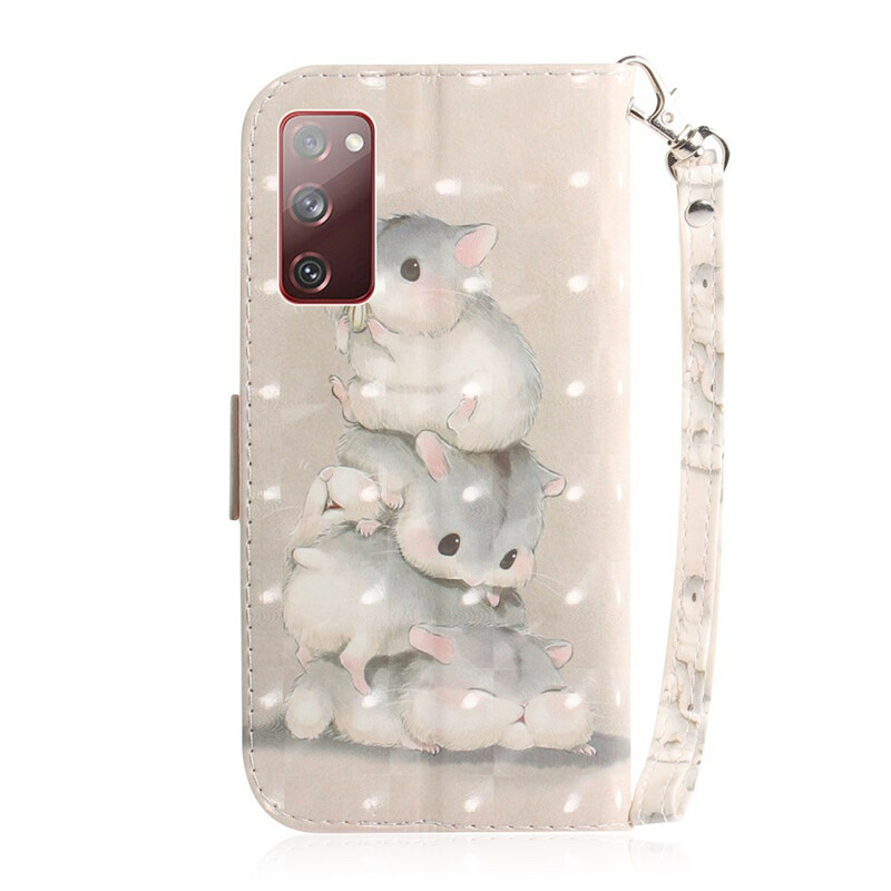 Housse Samsung Galaxy S20 FE Hamsters à Lanière Housse Samsung Galaxy S20 FE Hamsters à Lanière